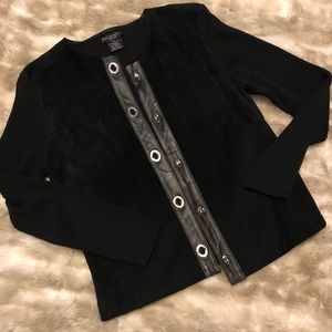 Black buckle jacket